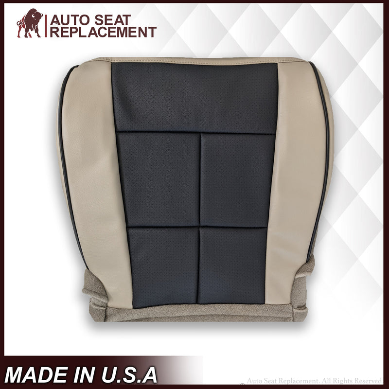 2010 2011 2012 2013 Lincoln Navigator Seat Cover Black-Tan Choose Leather or Vinyl - Auto Seat Replacement