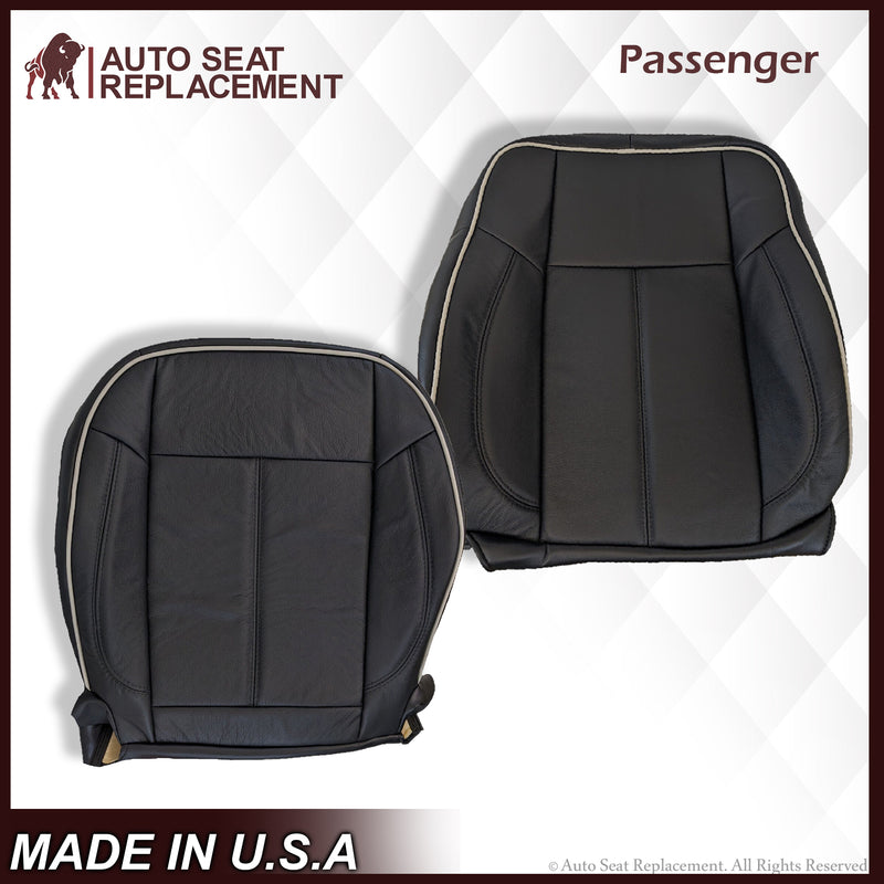 2006 2007-2010 Hummer H3 Adventure Bottom Leather Seat Covers in Black Leather or Vinyl - Auto Seat Replacement