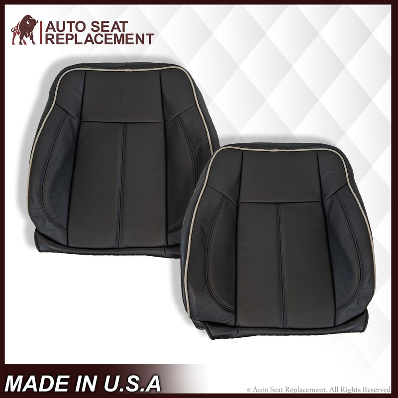 2006 2007-2010 Hummer H3 Adventure Bottom Leather Seat Covers in Black Leather or Vinyl - Auto Seat Replacement