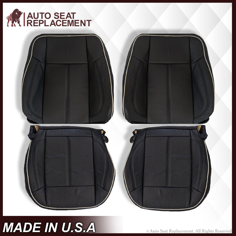 2006 2007-2010 Hummer H3 Adventure Bottom Leather Seat Covers in Black Leather or Vinyl - Auto Seat Replacement