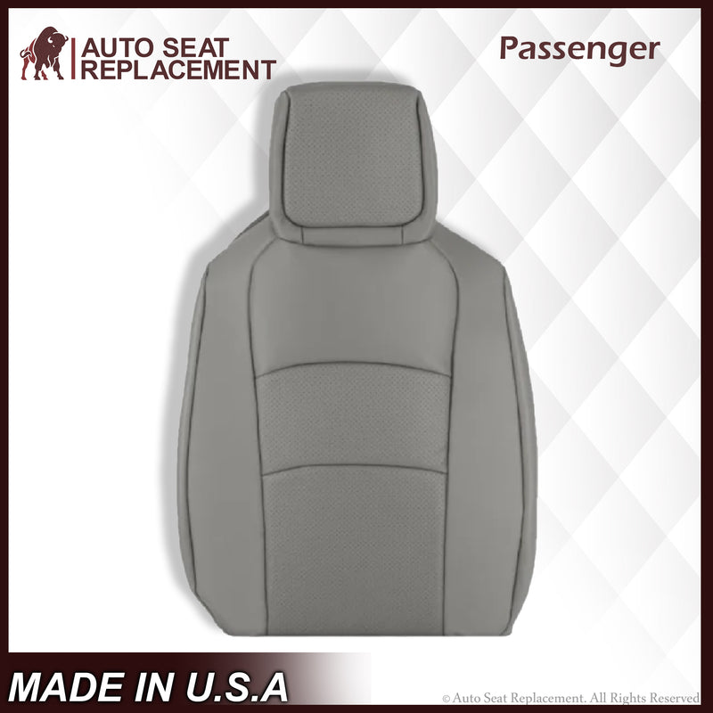 2009-2018 Ford E350 E450 E550 Nexus Viper 25V Van PERFORATED Bottom Seat Cover In Gray - Auto Seat Replacement