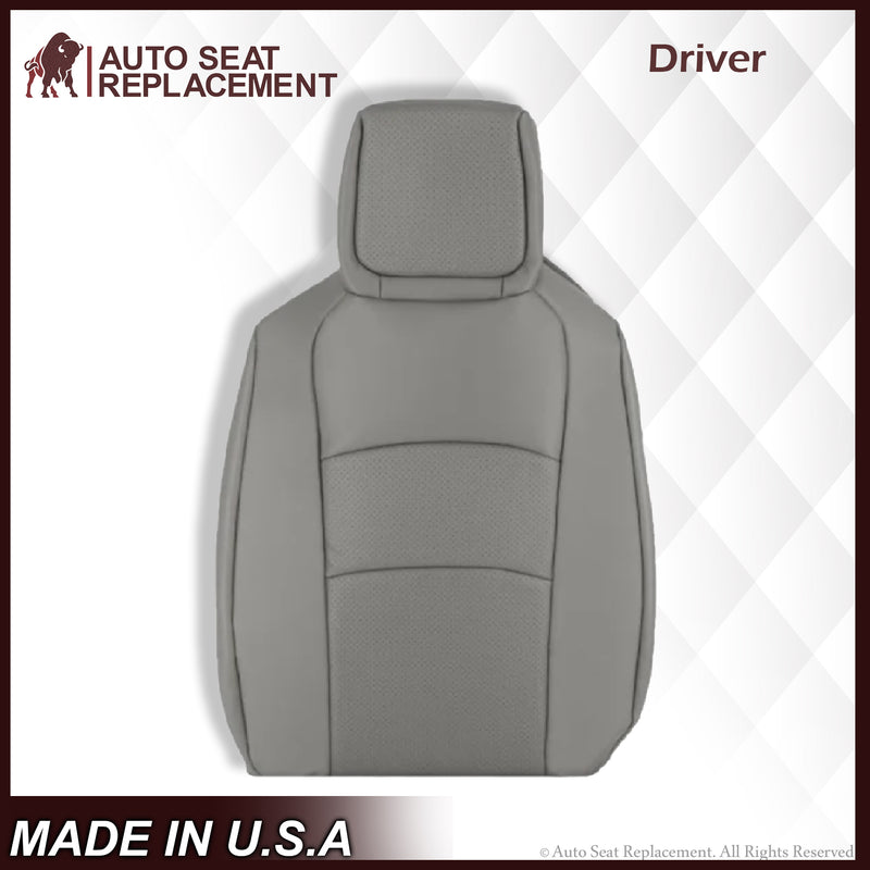 2009-2018 Ford E350 E450 E550 Nexus Viper 25V Van PERFORATED Bottom Seat Cover In Gray - Auto Seat Replacement