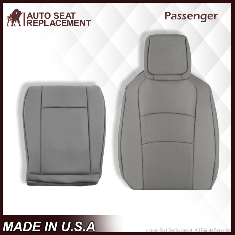 2009-2018 Ford E350 E450 E550 Nexus Viper 25V Van PERFORATED Bottom Seat Cover In Gray - Auto Seat Replacement