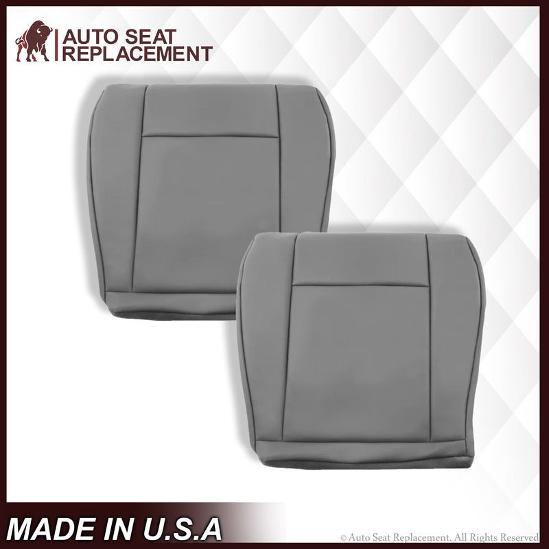 2009-2018 Ford E350 E450 E550 Nexus Viper 25V Van PERFORATED Bottom Seat Cover In Gray - Auto Seat Replacement
