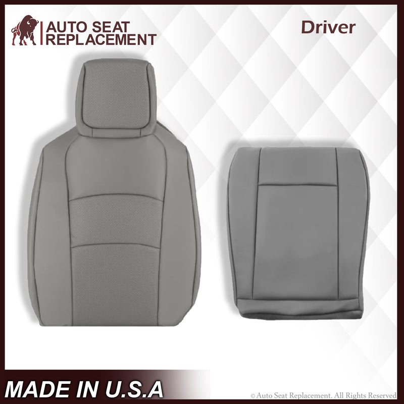 2009-2018 Ford E350 E450 E550 Nexus Viper 25V Van PERFORATED Bottom Seat Cover In Gray - Auto Seat Replacement