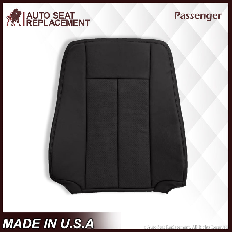 2007-2014 Ford Expedition Driver and Passenger PERFORATED Replacement Seat Cover in BLACK Leather or Vinyl - Auto Seat Replacement