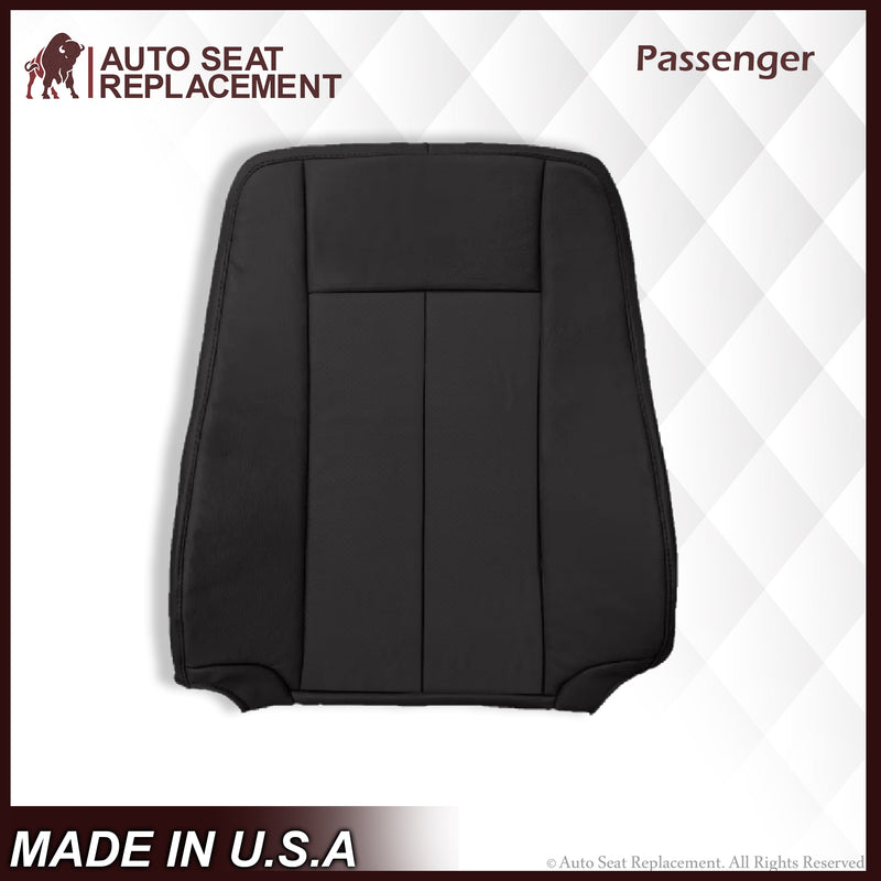 2007-2014 Ford Expedition Driver and Passenger SOLID Replacement Seat Cover in BLACK Leather or Vinyl - Auto Seat Replacement