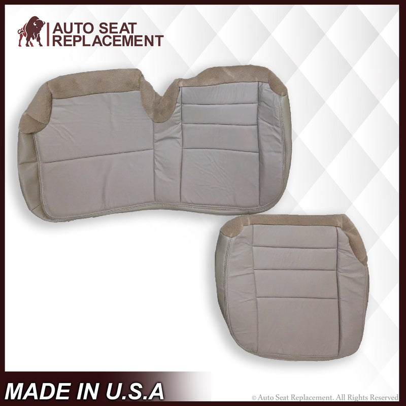 2002-2005 Ford Excursion Limited SECOND ROW 60/40 SPLIT Seat Cover in Tan: Choose From Variations - Auto Seat Replacement