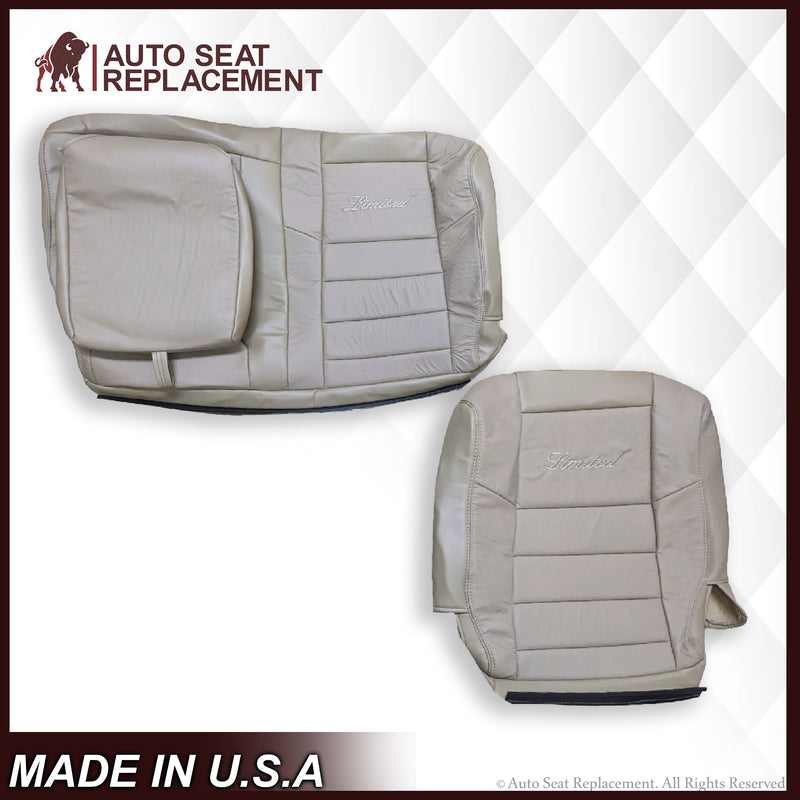 2002-2005 Ford Excursion Limited SECOND ROW 60/40 SPLIT Seat Cover in Tan: Choose From Variations - Auto Seat Replacement
