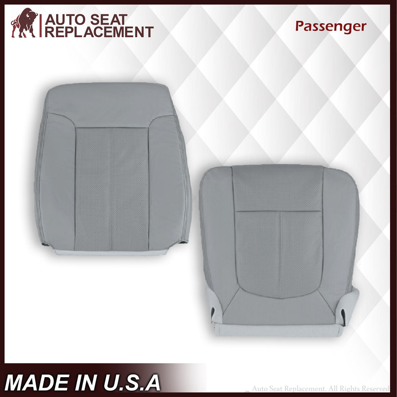 2011-2016 Ford F-250 F-350 F-450 Lariat Seat Cover Replacement & Cushion Foam in Steel Gray: Choose From Variants - Auto Seat Replacement