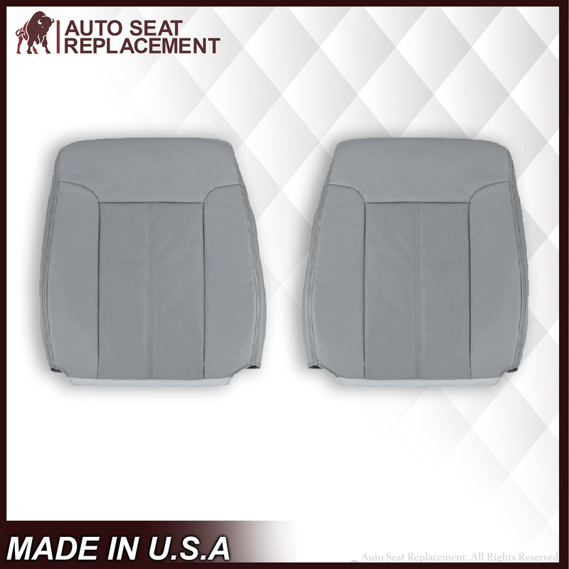 2011-2016 Ford F-250 F-350 F-450 Lariat Seat Cover Replacement & Cushion Foam in Steel Gray: Choose From Variants - Auto Seat Replacement