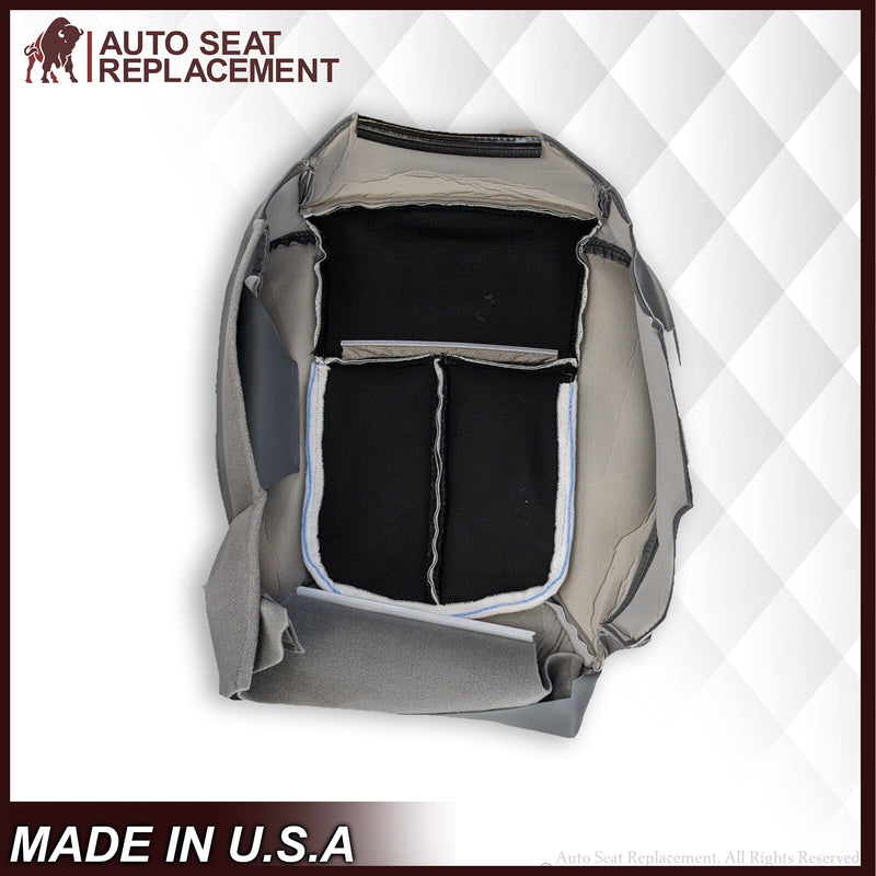 2011-2016 Ford F-250 F-350 F-450 Lariat Seat Cover Replacement & Cushion Foam in Steel Gray: Choose From Variants - Auto Seat Replacement