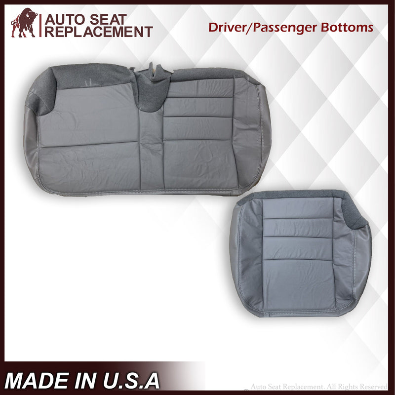 2002-2005 Ford Excursion Limited SECOND ROW 60/40 SPLIT Seat Cover in Gray: Choose From Variations - Auto Seat Replacement
