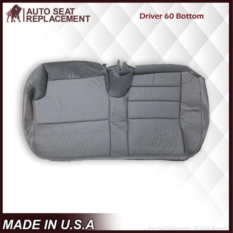 2002-2005 Ford Excursion Limited SECOND ROW 60/40 SPLIT Seat Cover in Gray: Choose From Variations - Auto Seat Replacement