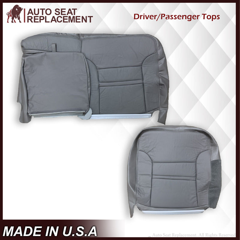 2002-2005 Ford Excursion Limited SECOND ROW 60/40 SPLIT Seat Cover in Gray: Choose From Variations - Auto Seat Replacement
