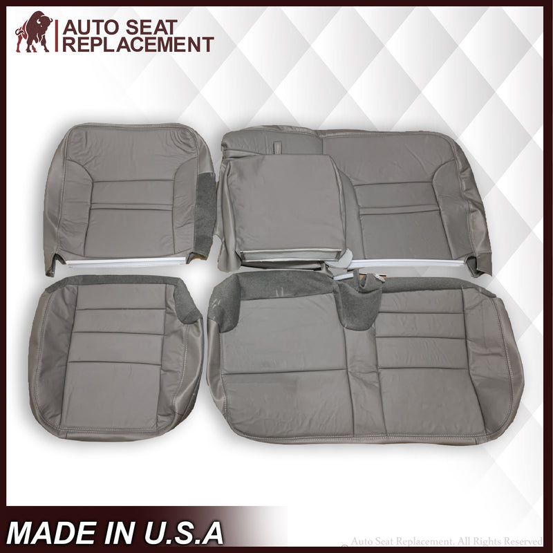 2002-2005 Ford Excursion Limited SECOND ROW 60/40 SPLIT Seat Cover in Gray: Choose From Variations - Auto Seat Replacement