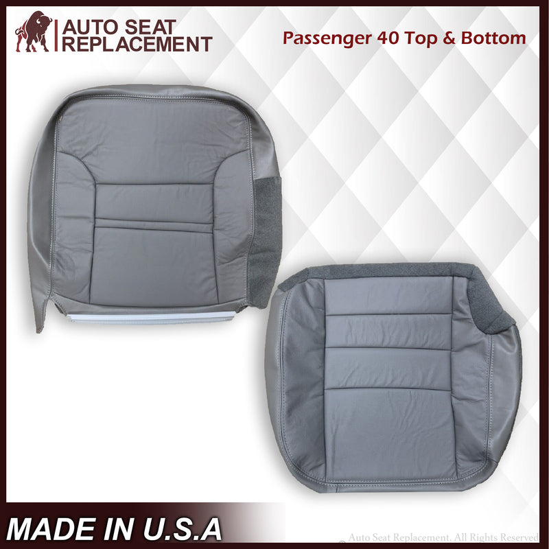 2002-2005 Ford Excursion Limited SECOND ROW 60/40 SPLIT Seat Cover in Gray: Choose From Variations - Auto Seat Replacement