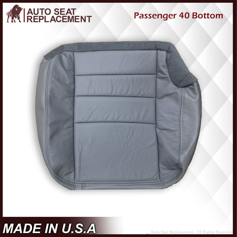 2002-2005 Ford Excursion Limited SECOND ROW 60/40 SPLIT Seat Cover in Gray: Choose From Variations - Auto Seat Replacement