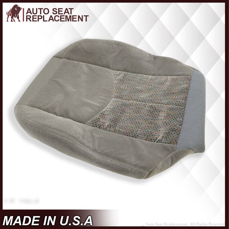 2003 2004 2005 2006 Chevy Suburban Bottom Gray Cloth Seat Cover - Auto Seat Replacement