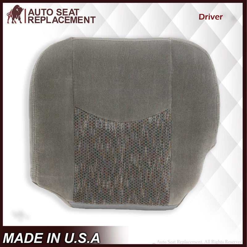 2003 2004 2005 2006 Chevy Suburban Bottom Gray Cloth Seat Cover - Auto Seat Replacement