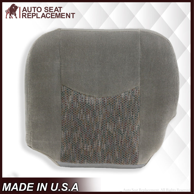 2003 2004 2005 2006 Chevy Suburban Bottom Gray Cloth Seat Cover - Auto Seat Replacement