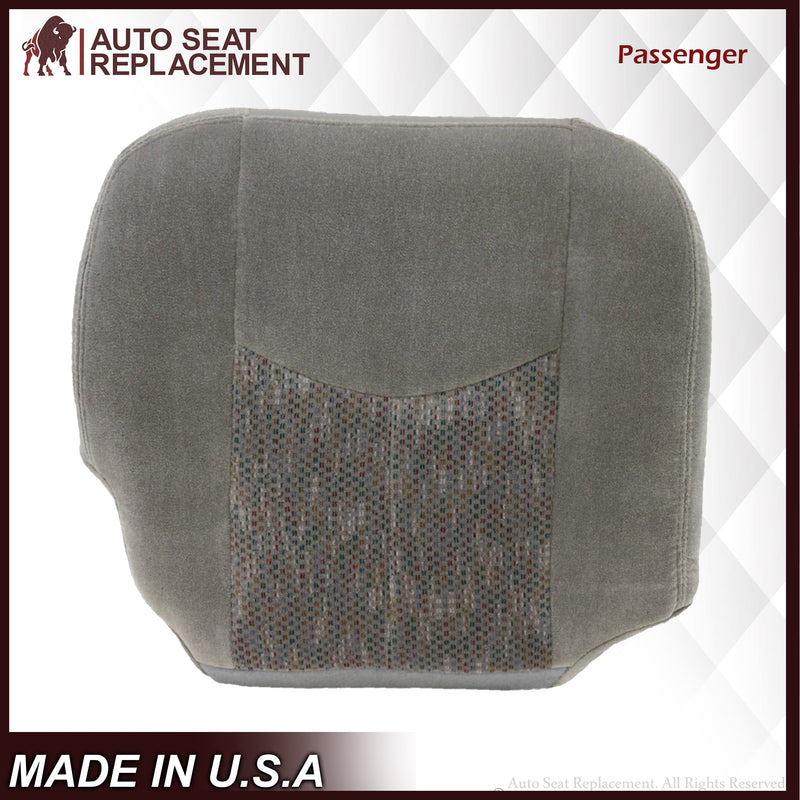 2003 2004 2005 2006 Chevy Suburban Bottom Gray Cloth Seat Cover - Auto Seat Replacement