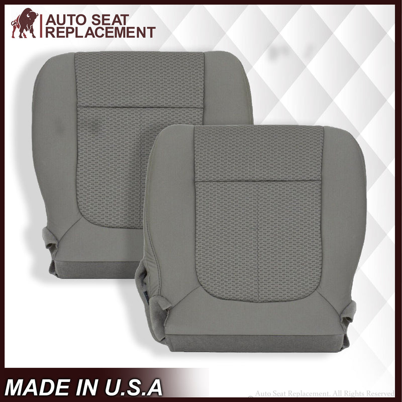 2009 2010 Ford F150 XLT Driver Or Passenger Bottom Replacement Seat Cover Gray - Auto Seat Replacement
