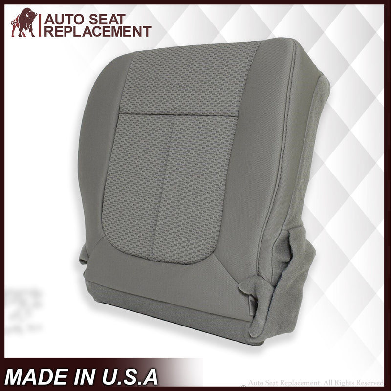 2009 2010 Ford F150 XLT Driver Or Passenger Bottom Replacement Seat Cover Gray - Auto Seat Replacement