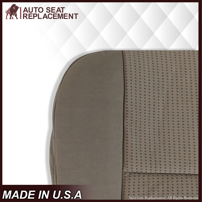 2008-2010 Ford F-250 F-350 F-450 F-550 XLT Seat Cover in Tan Cloth - Auto Seat Replacement