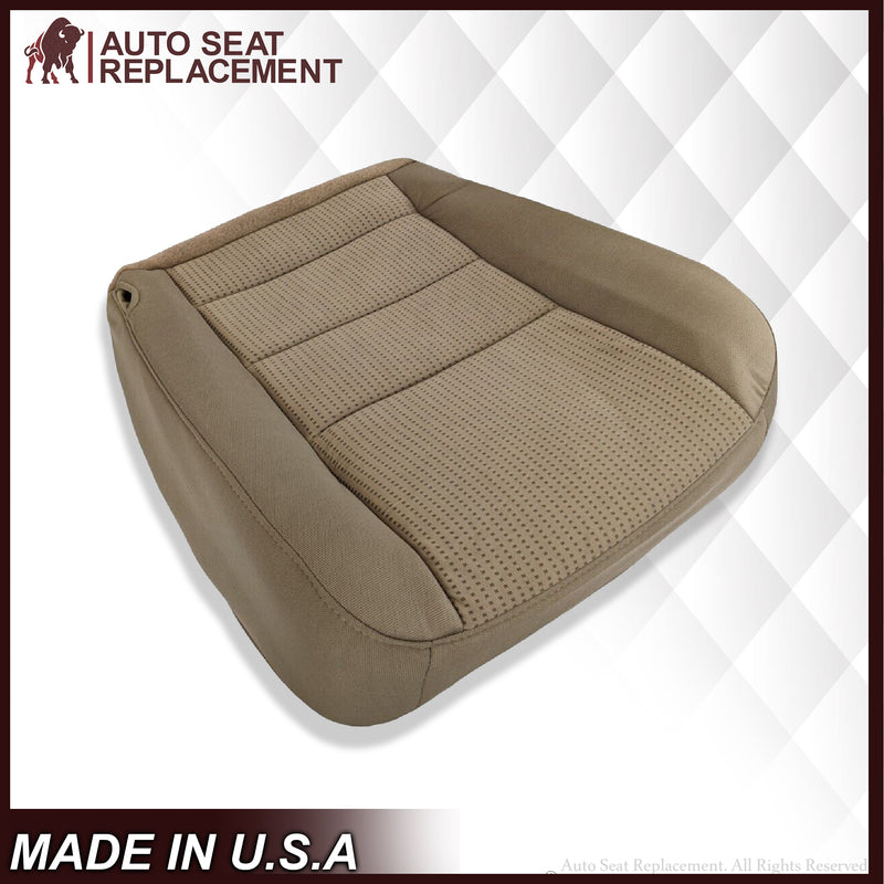 2008-2010 Ford F-250 F-350 F-450 F-550 XLT Seat Cover in Tan Cloth - Auto Seat Replacement