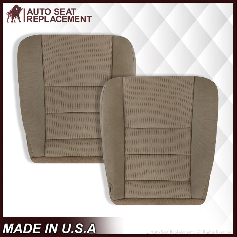 2008-2010 Ford F-250 F-350 F-450 F-550 XLT Seat Cover in Tan Cloth - Auto Seat Replacement