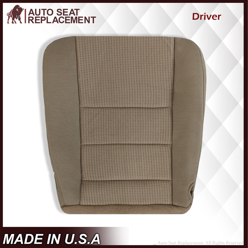 2008-2010 Ford F-250 F-350 F-450 F-550 XLT Seat Cover in Tan Cloth - Auto Seat Replacement