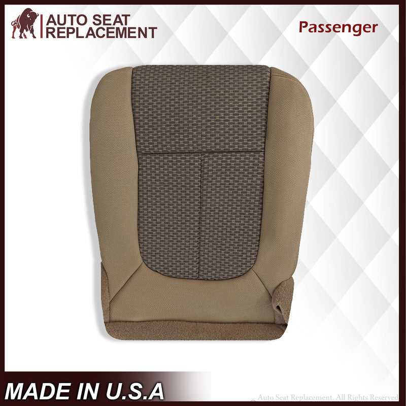 2011 2012 2013 2014 Ford F250 F350 XLT  Bottom Cloth Seat Cover Tan - Auto Seat Replacement