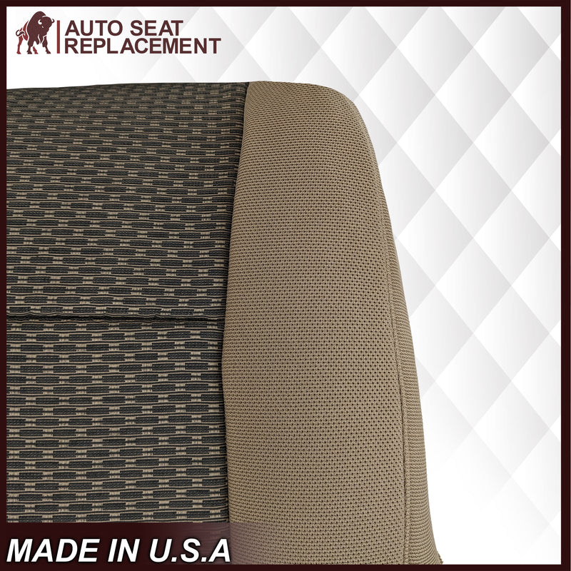 2011 2012 2013 2014 Ford F250 F350 XLT  Bottom Cloth Seat Cover Tan - Auto Seat Replacement