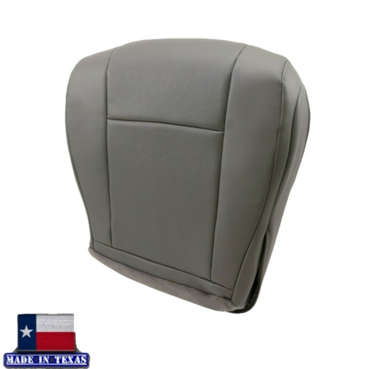 2009-2014 Ford E350 E450 E550 Econoline Van PERFORATED Bottom Seat Cover In Gray - Auto Seat Replacement