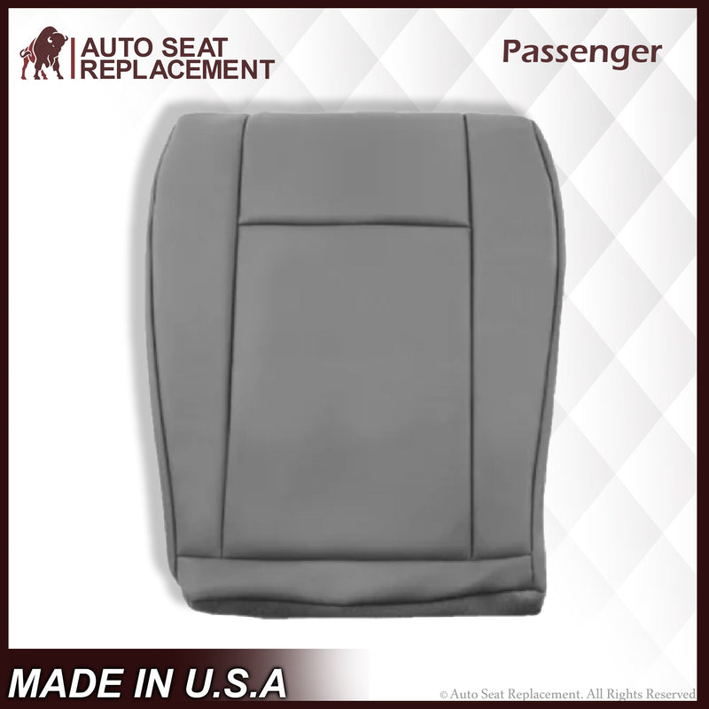 2009-2014 Ford E350 E450 E550 Econoline Van PERFORATED Bottom Seat Cover In Gray - Auto Seat Replacement