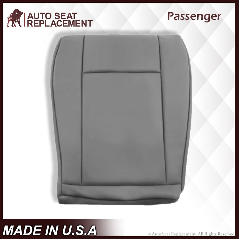 2009-2014 Ford E350 E450 E550 Econoline Van PERFORATED Bottom Seat Cover In Gray - Auto Seat Replacement