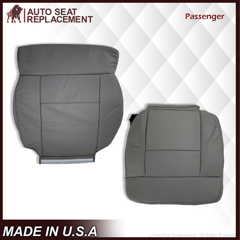 2004 2005 2006 2007 2008 Ford F150 XL Cloth Seat Covers in Medium Flint Gray - Auto Seat Replacement