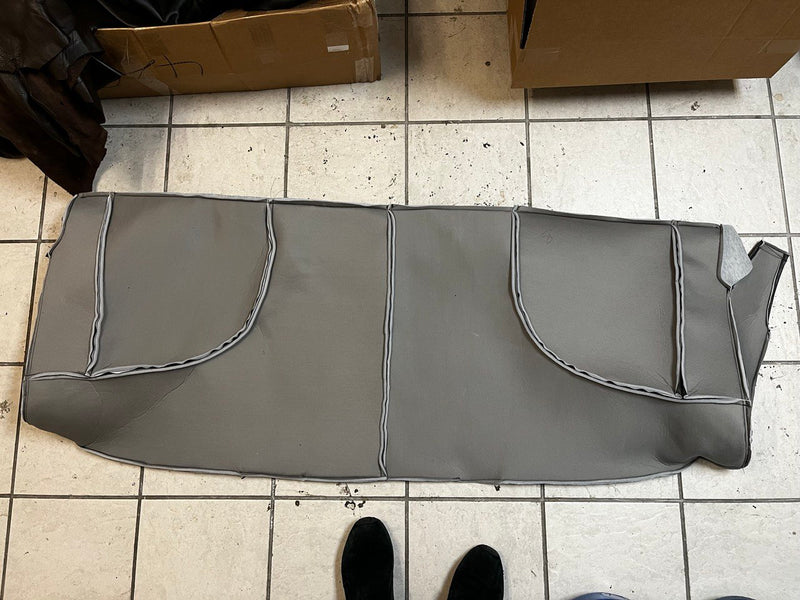 2009 2010 2012 2013 International 4400 Passenger Bottom Bench Replacement Seat Cover in Dark Gray (Vinyl) - Auto Seat Replacement