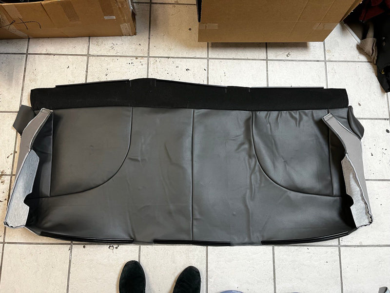 2009 2010 2012 2013 International 4400 Passenger Bottom Bench Replacement Seat Cover in Dark Gray (Vinyl) - Auto Seat Replacement
