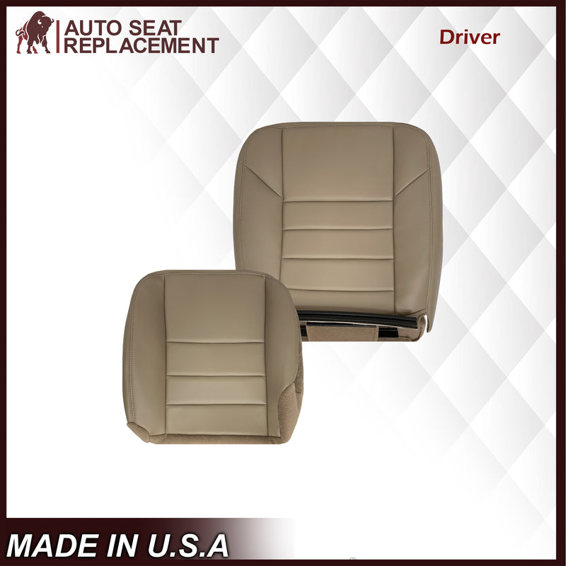 2002-2005 Ford Excursion Limited Second Row Seat Cover in Tan: Choose From Variations - Auto Seat Replacement
