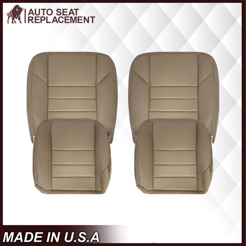 2002-2005 Ford Excursion Limited Second Row Seat Cover in Tan: Choose From Variations - Auto Seat Replacement