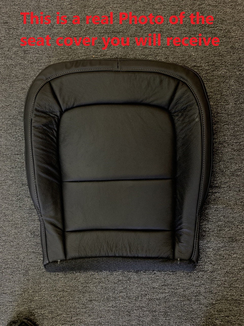 2015-2022 GMC Canyon Bottom Seat Covers Black: Choose In Genuine Leather OR Synthetic Leather