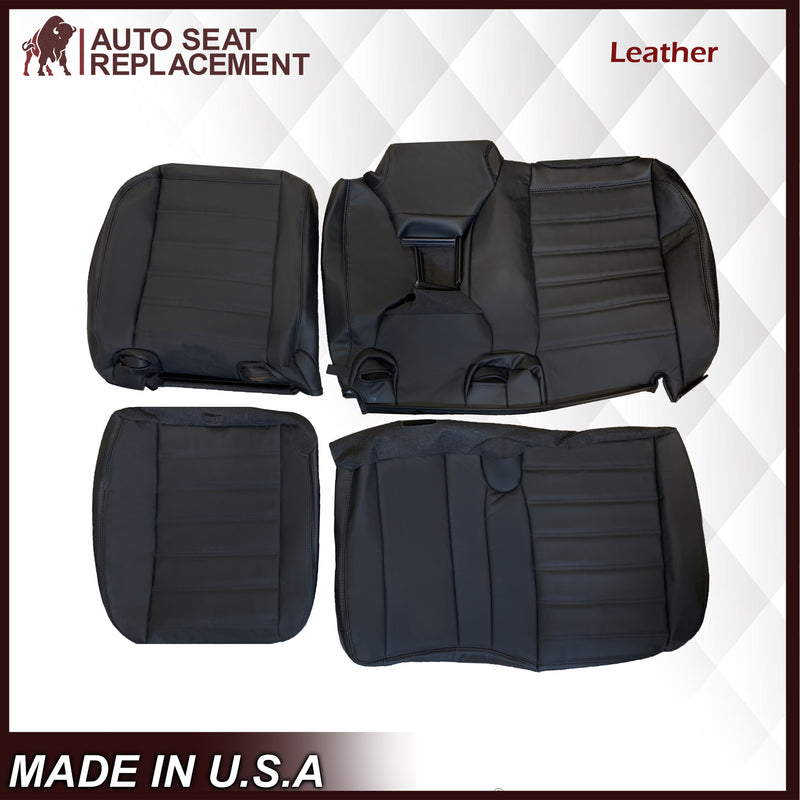 2003 2004 2005 2006 2007 Hummer H2 SUV SUT Adventure Black Leather Or Vinyl Seat Covers: Choose From Variations - Auto Seat Replacement