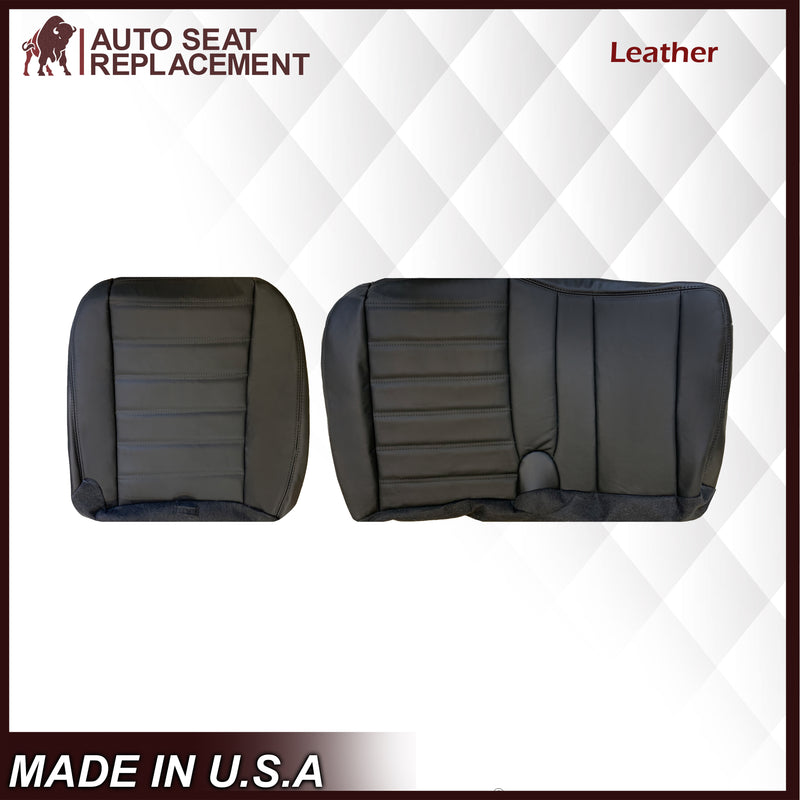2003 2004 2005 2006 2007 Hummer H2 SUV SUT Adventure Black Leather Or Vinyl Seat Covers: Choose From Variations - Auto Seat Replacement