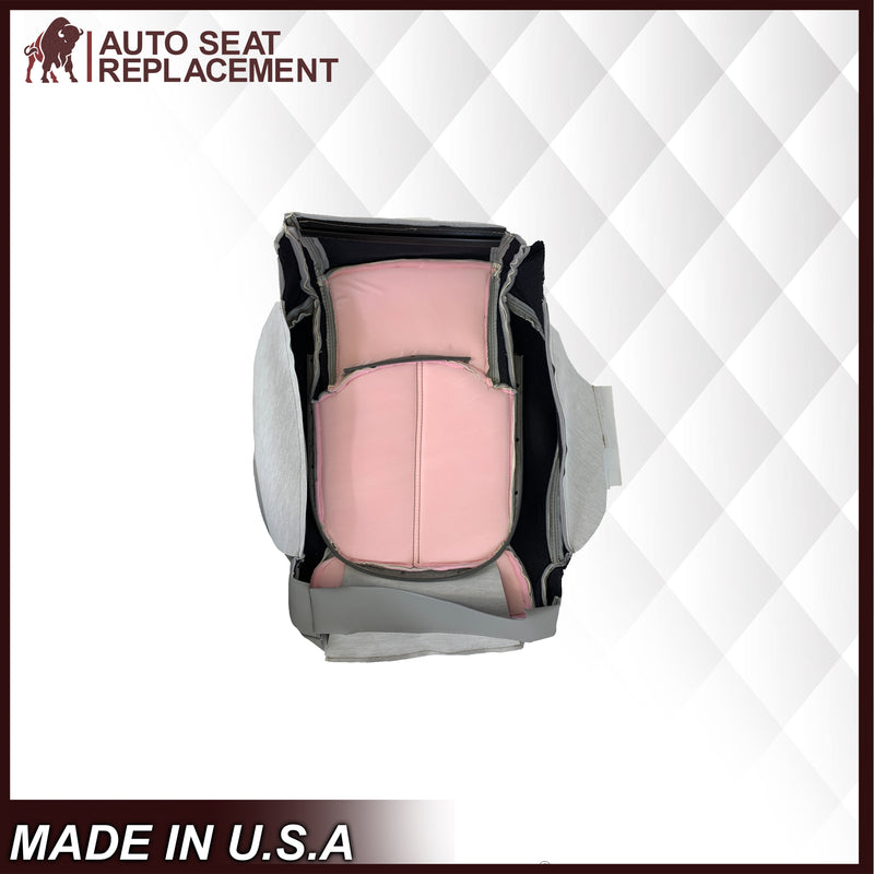 2007-2012 GMC Acadia SLT Driver or Passenger Bottom Seat Cover in Gray: Choose Leather or Vinyl - Auto Seat Replacement