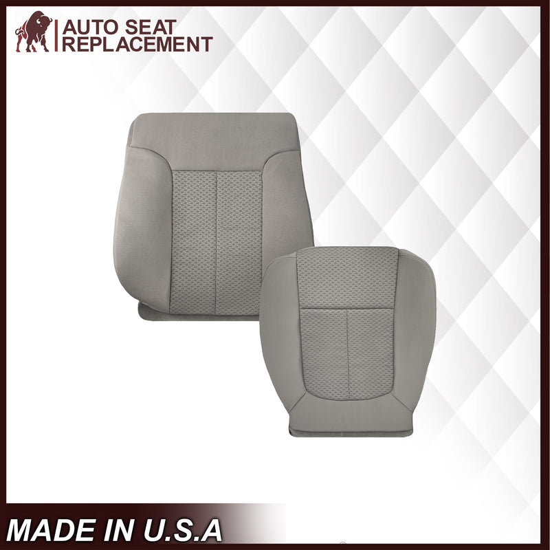 2009 2010 Ford F150 XLT Driver Or Passenger Bottom Replacement Seat Cover Gray - Auto Seat Replacement