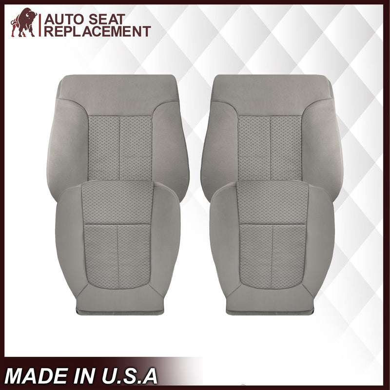 2009 2010 Ford F150 XLT Driver Or Passenger Bottom Replacement Seat Cover Gray - Auto Seat Replacement