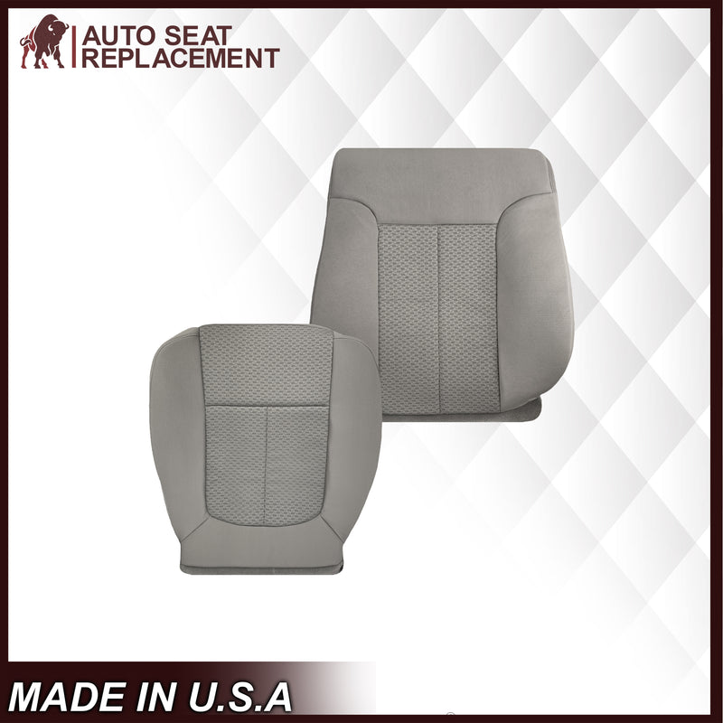 2009 2010 Ford F150 XLT Driver Or Passenger Bottom Replacement Seat Cover Gray - Auto Seat Replacement