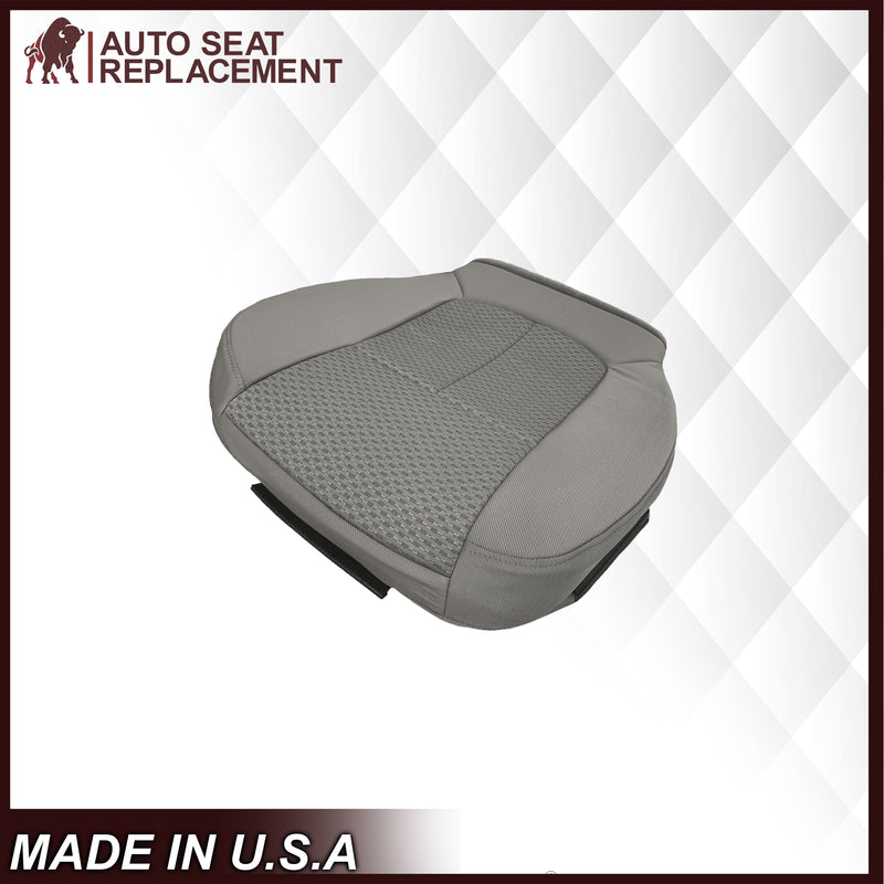2009 2010 Ford F150 XLT Driver Or Passenger Bottom Replacement Seat Cover Gray - Auto Seat Replacement